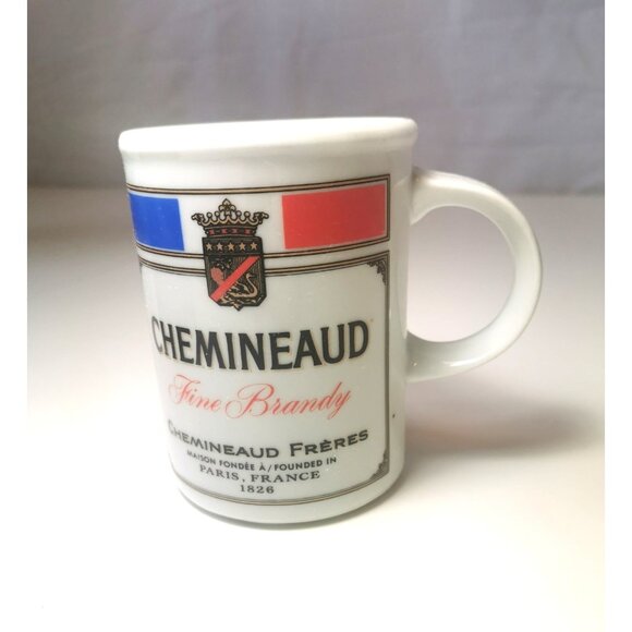 Chemineaud Brothers Fine Brandy Paris France Coffee Cup Vintage 1970s - Picture 3 of 7